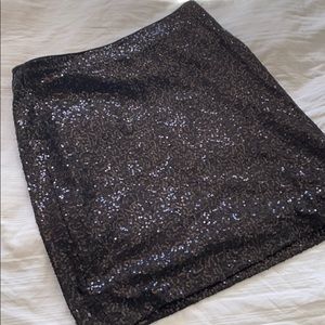 Black sequin skirt excellent condition